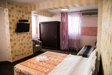 Фото номера Двухместный номер с 1 кроватью Отель Motel Davios г. Тыргу-Жиу 8