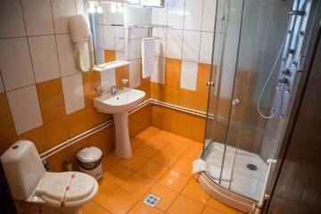 Фото номера Двухместный номер с 1 кроватью Отель Motel Davios г. Тыргу-Жиу 74