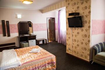 Фото номера Двухместный номер с 1 кроватью Отель Motel Davios г. Тыргу-Жиу 69