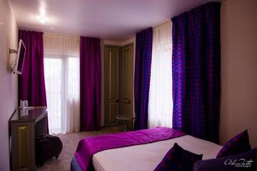 Фото номера Двухместный номер с 1 кроватью и балконом Отель Hotel Rais г. Тыргу-Жиу 22