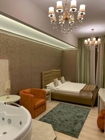 Фото номера Двухместный номер с 1 кроватью и балконом Отель Hotel Rais г. Тыргу-Жиу 23