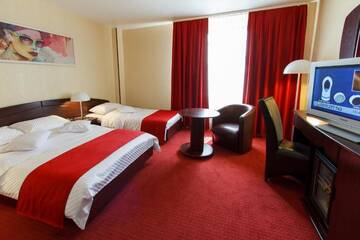 Фото номера Двухместный номер с 2 отдельными кроватями Отель Hotel Anna г. Тыргу-Жиу 7