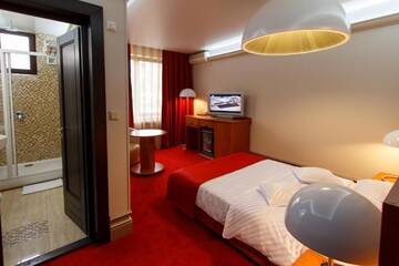 Фото номера Двухместный номер с 1 кроватью Отель Hotel Anna г. Тыргу-Жиу 8
