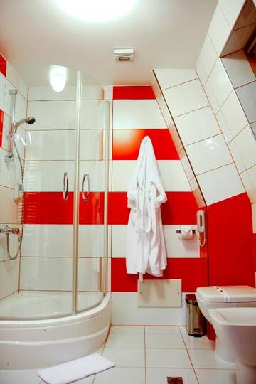 Фото номера Стандартный двухместный номер с 1 кроватью Отель Hotel Anna Junior г. Тыргу-Жиу 34